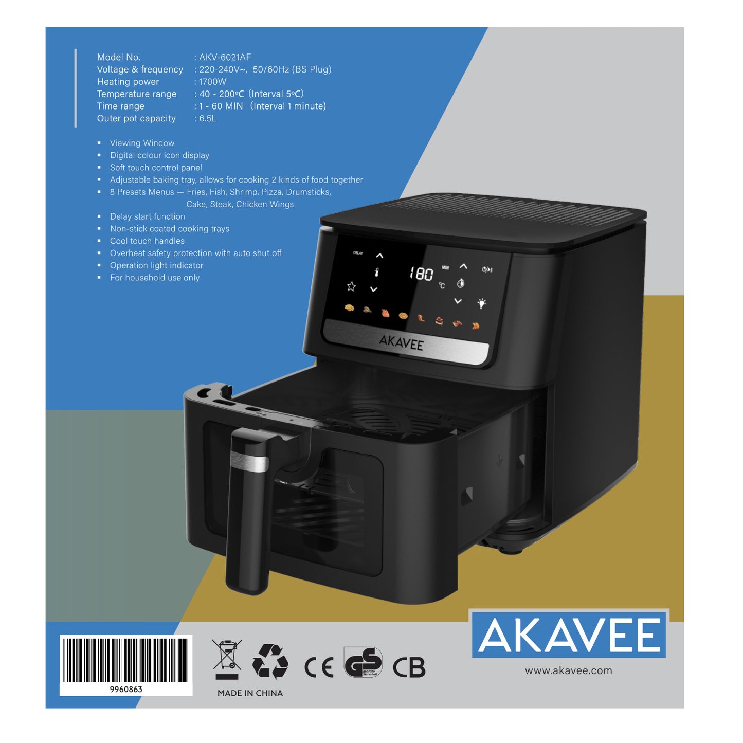 Air Fryer (6.5L)