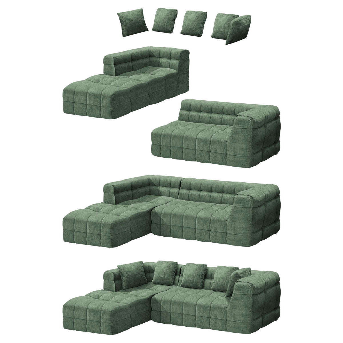 Corner Sofa (Left-Side)