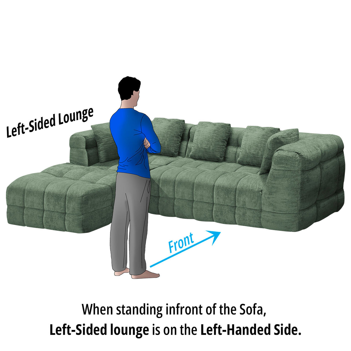Corner Sofa (Left-Side)