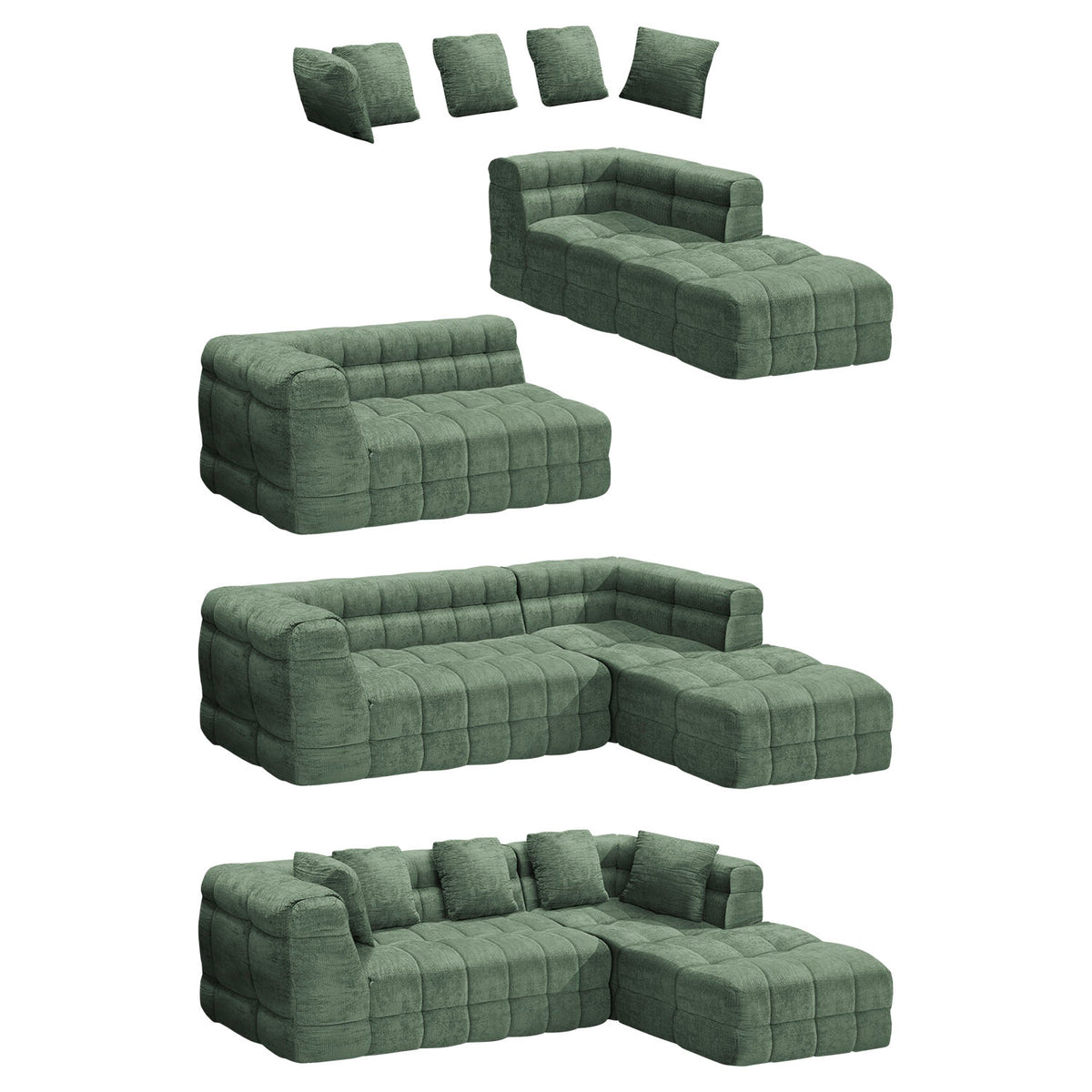 Corner Sofa (Right-Side)