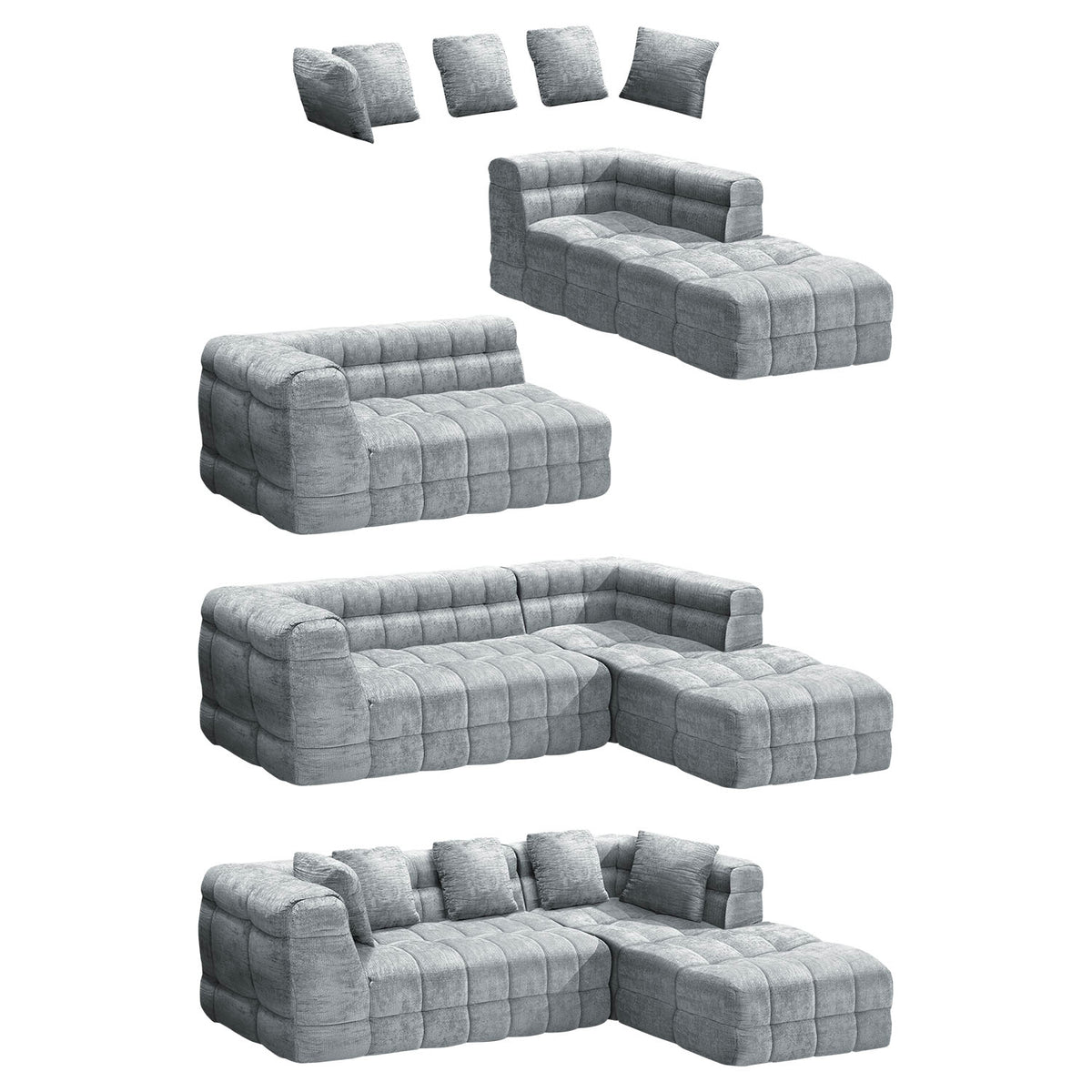 Corner Sofa (Right-Side)