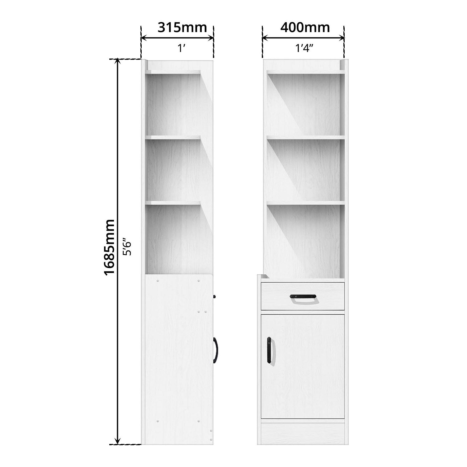 Open Side Cabinet