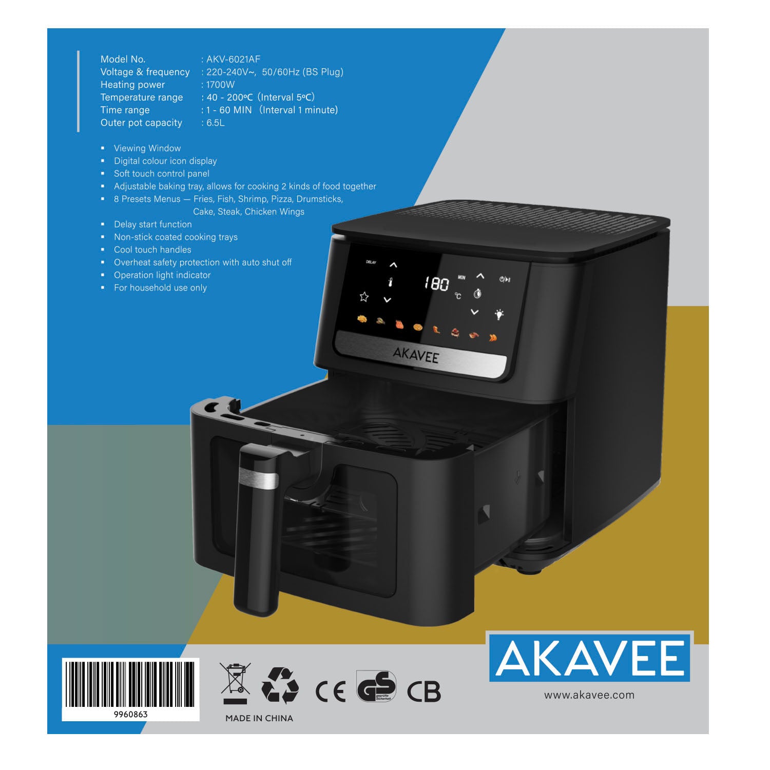 Air Fryer (6.5L)