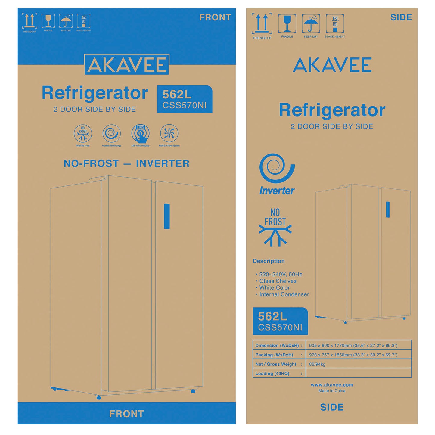 Refrigerator (562L)