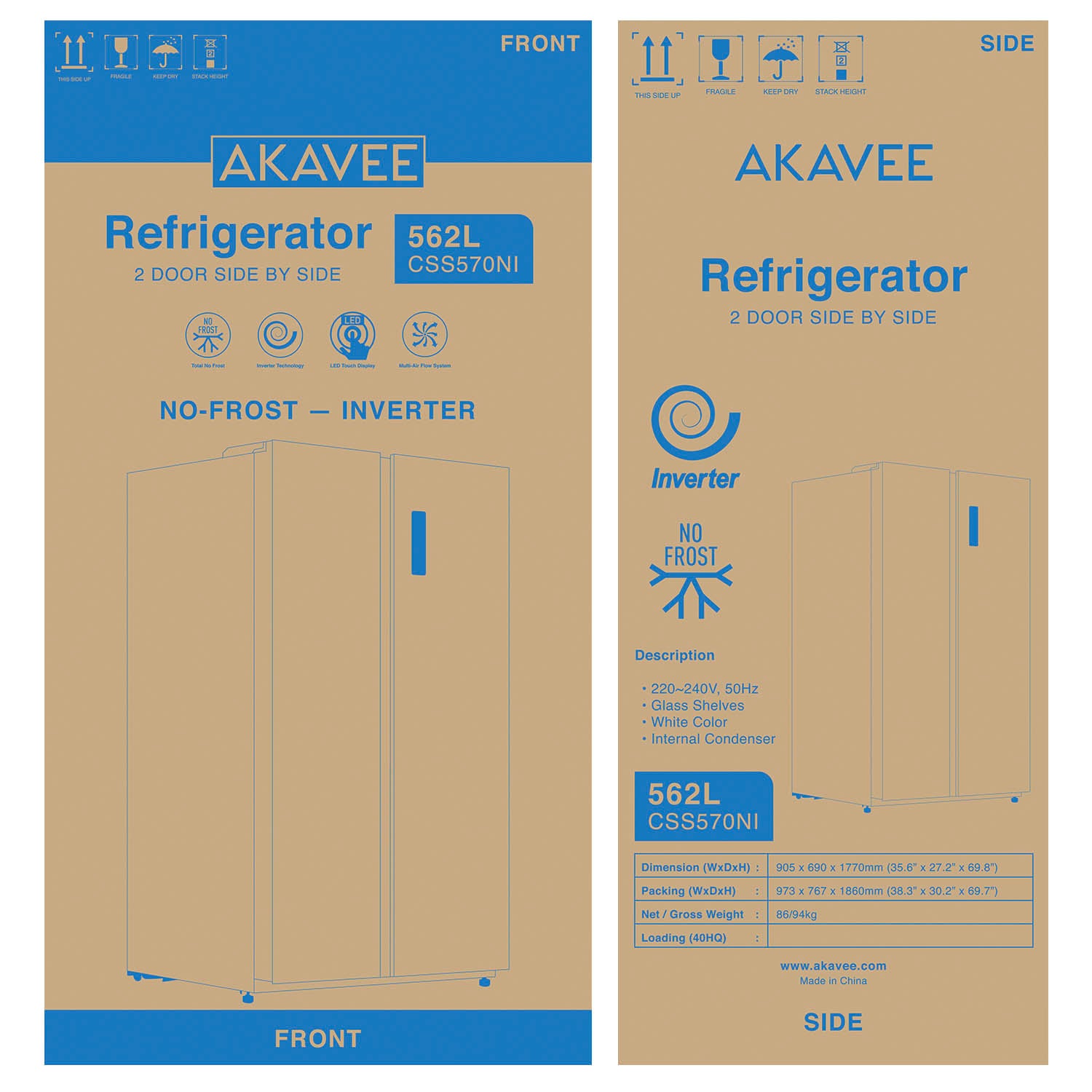 Refrigerator (562L)