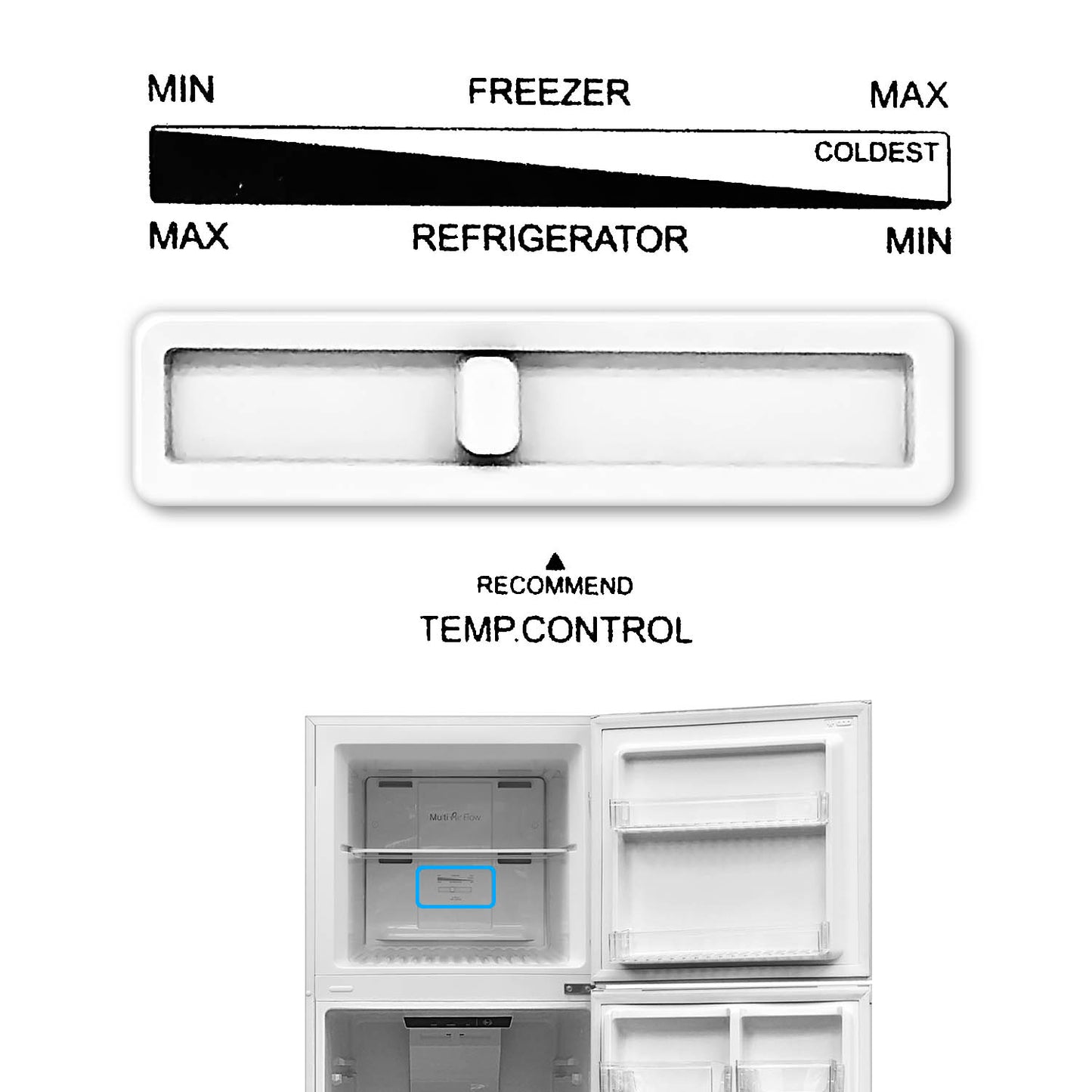 Refrigerator (348L)
