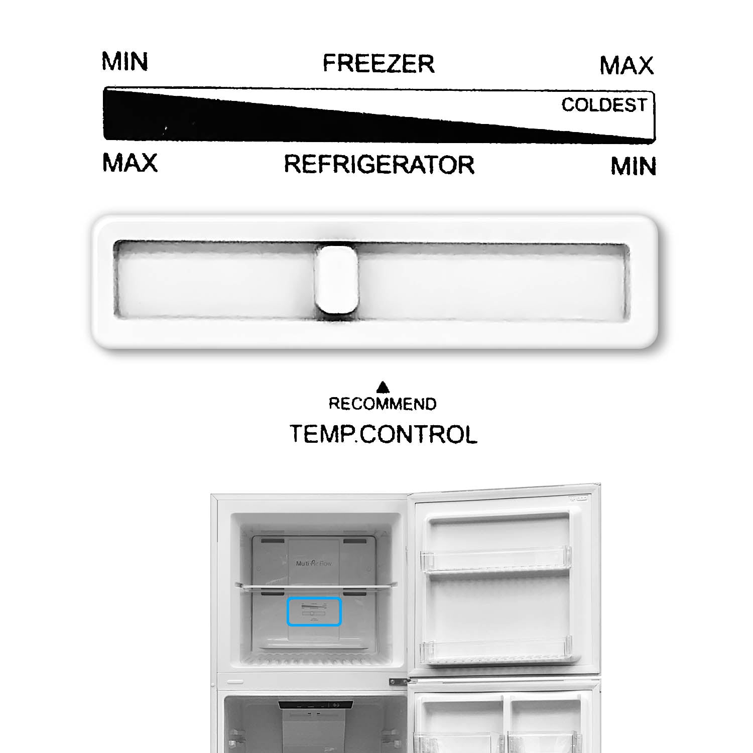 Refrigerator (348L)