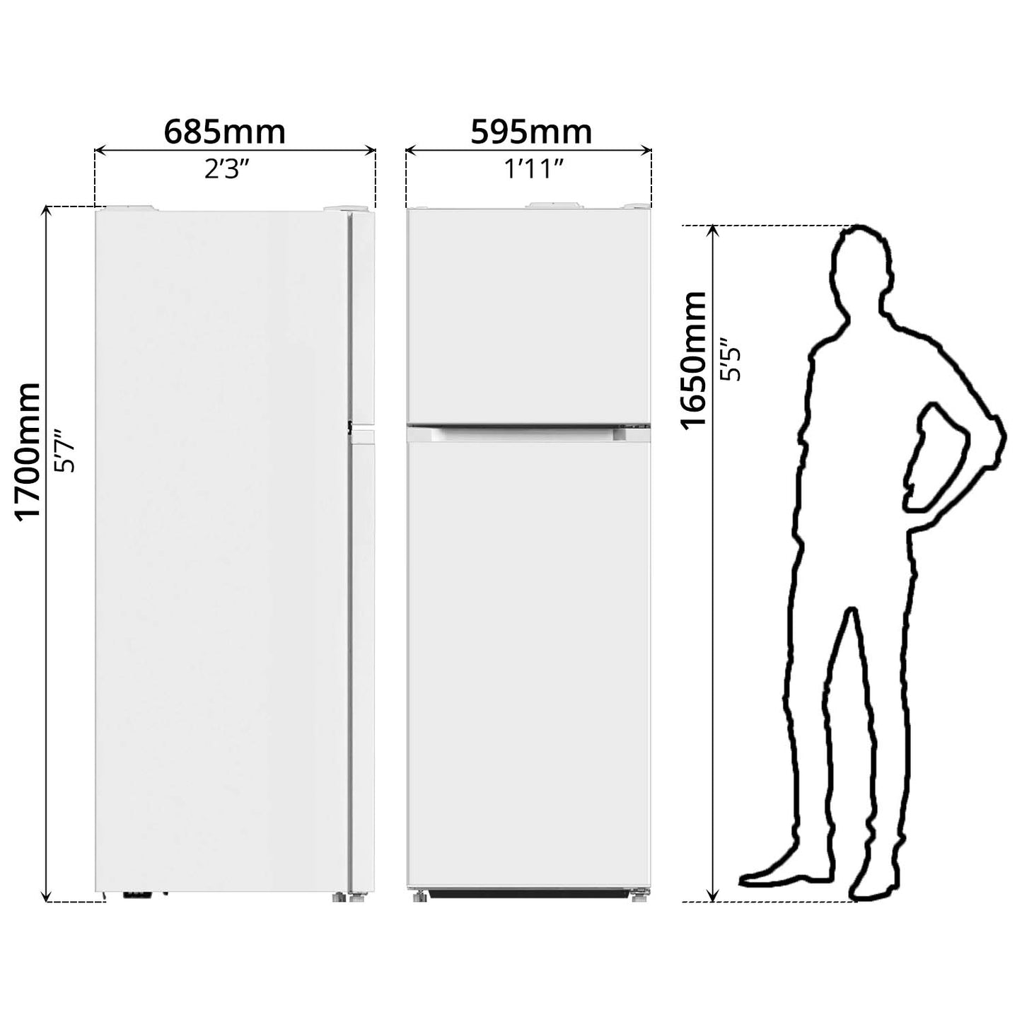Refrigerator (348L)