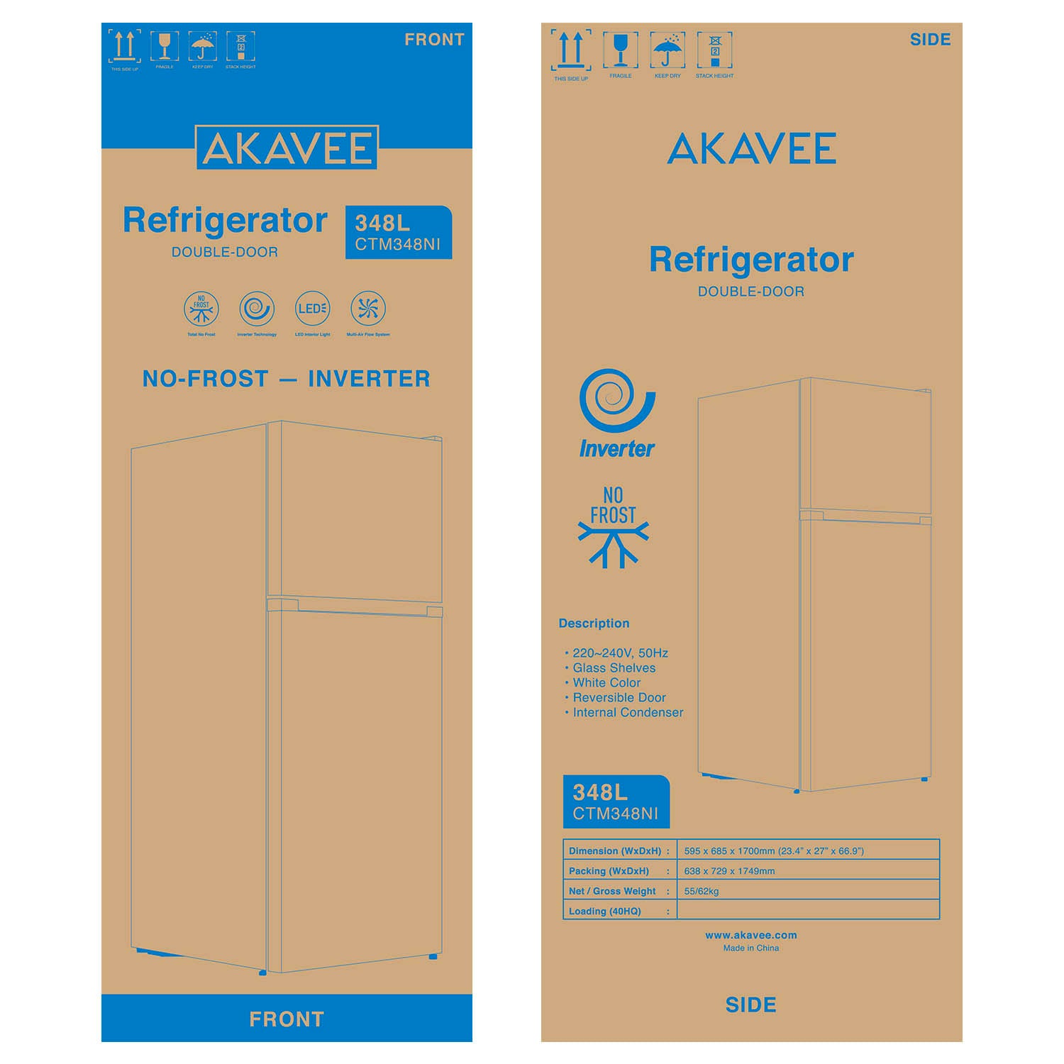 Refrigerator (348L)