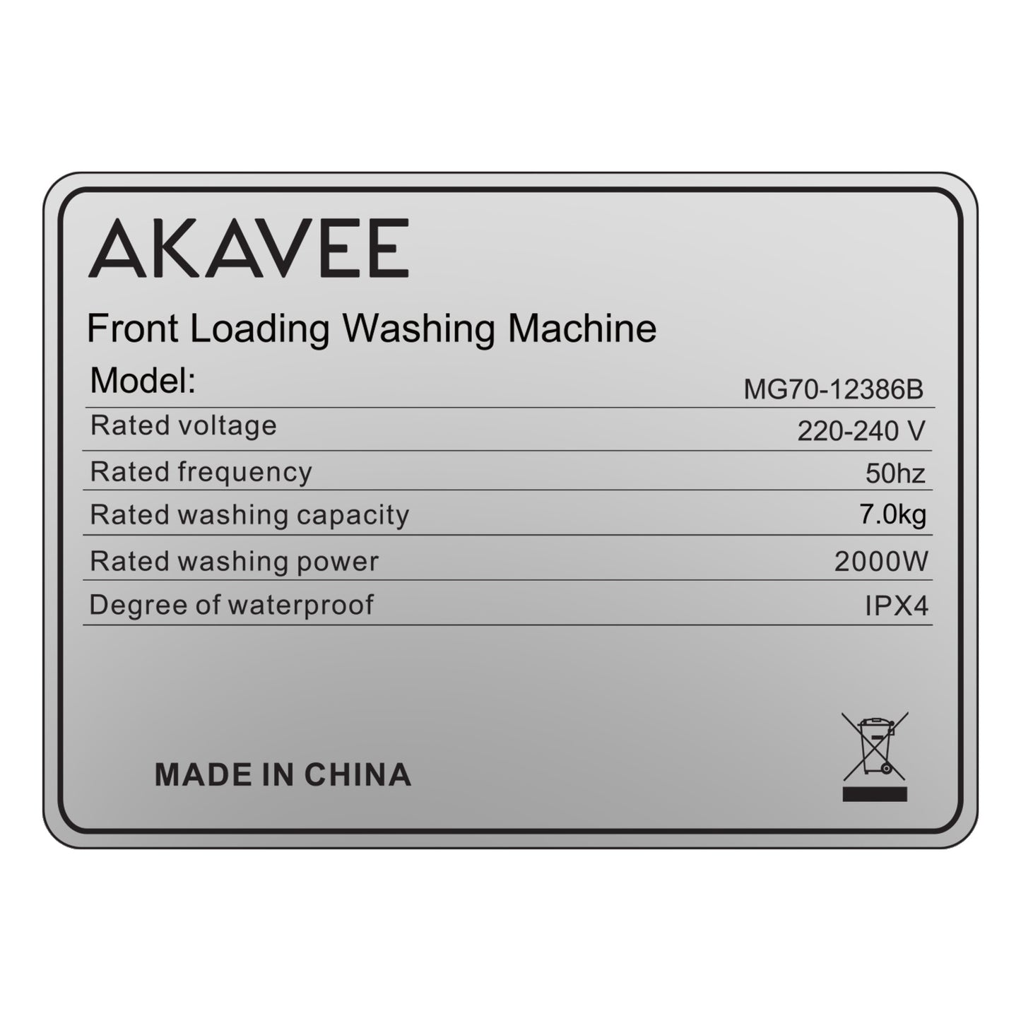 Washing Machine (7kg)