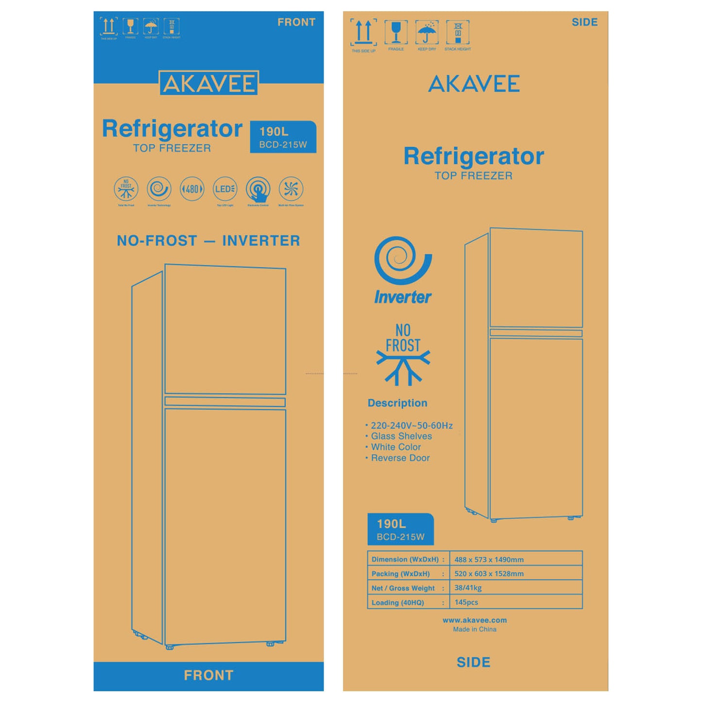 Refrigerator (190L) | Inverter