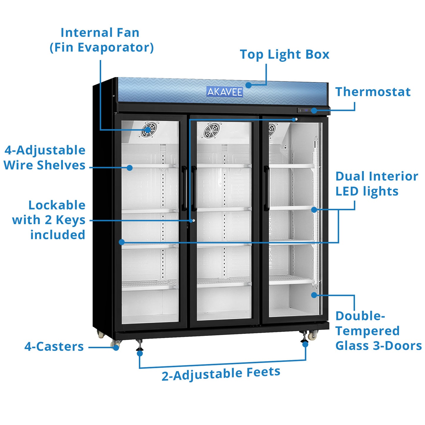 Upright Showcase (1400L)