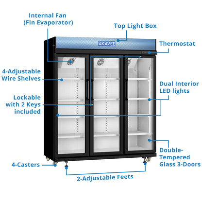 Upright Showcase (1400L)