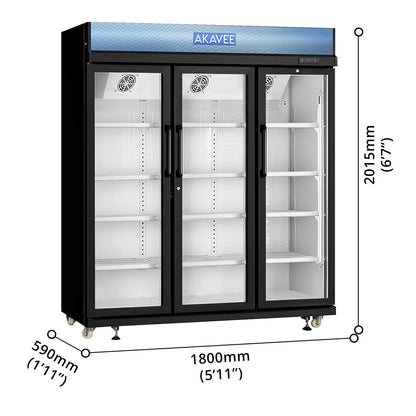 Upright Showcase (1400L)