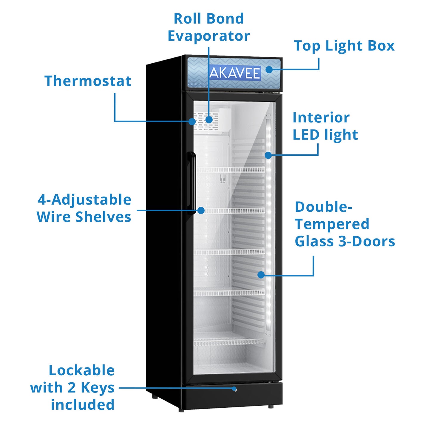 Upright Showcase (380L)