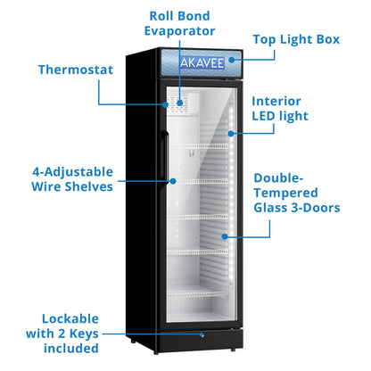 Upright Showcase (380L)