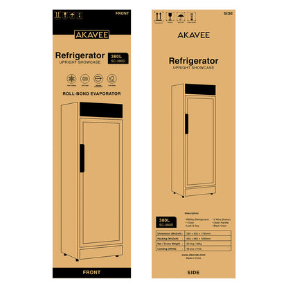 Upright Showcase (380L)