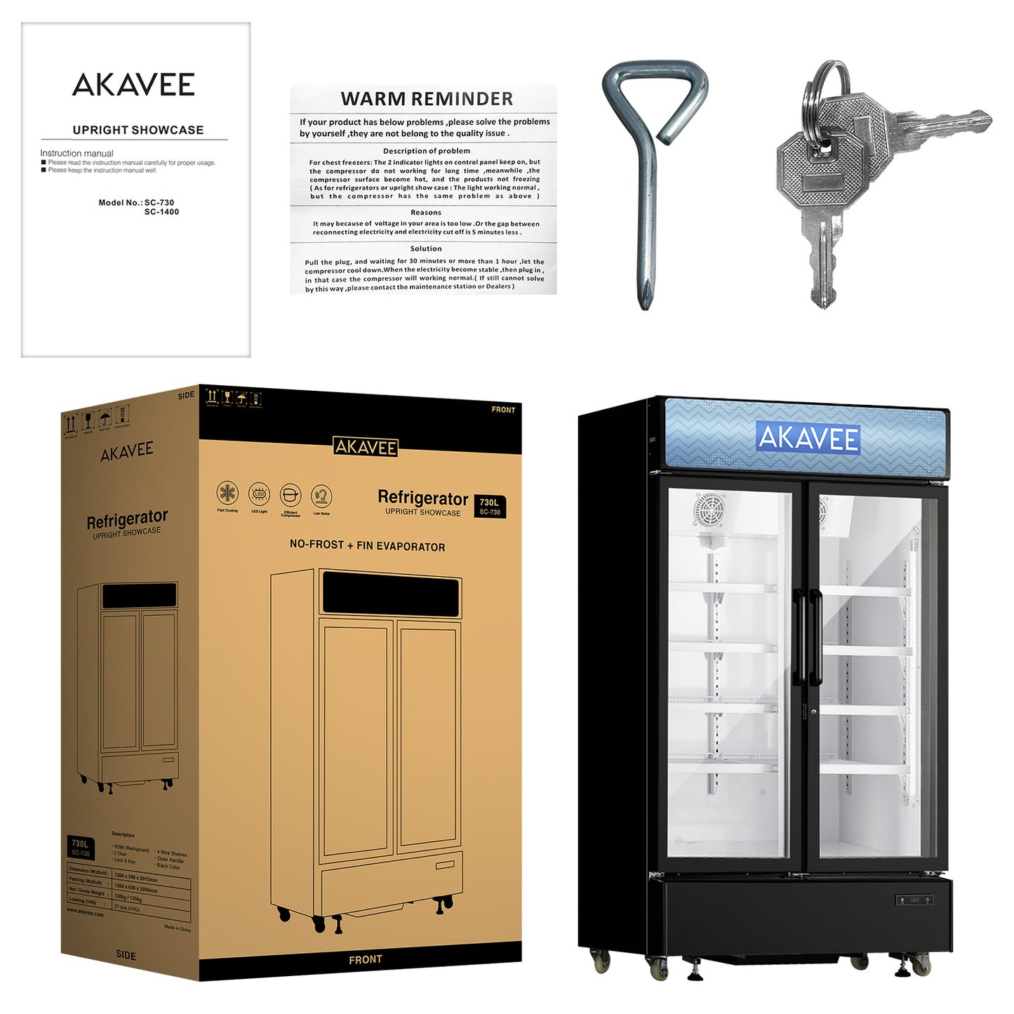 Upright Showcase (730L)