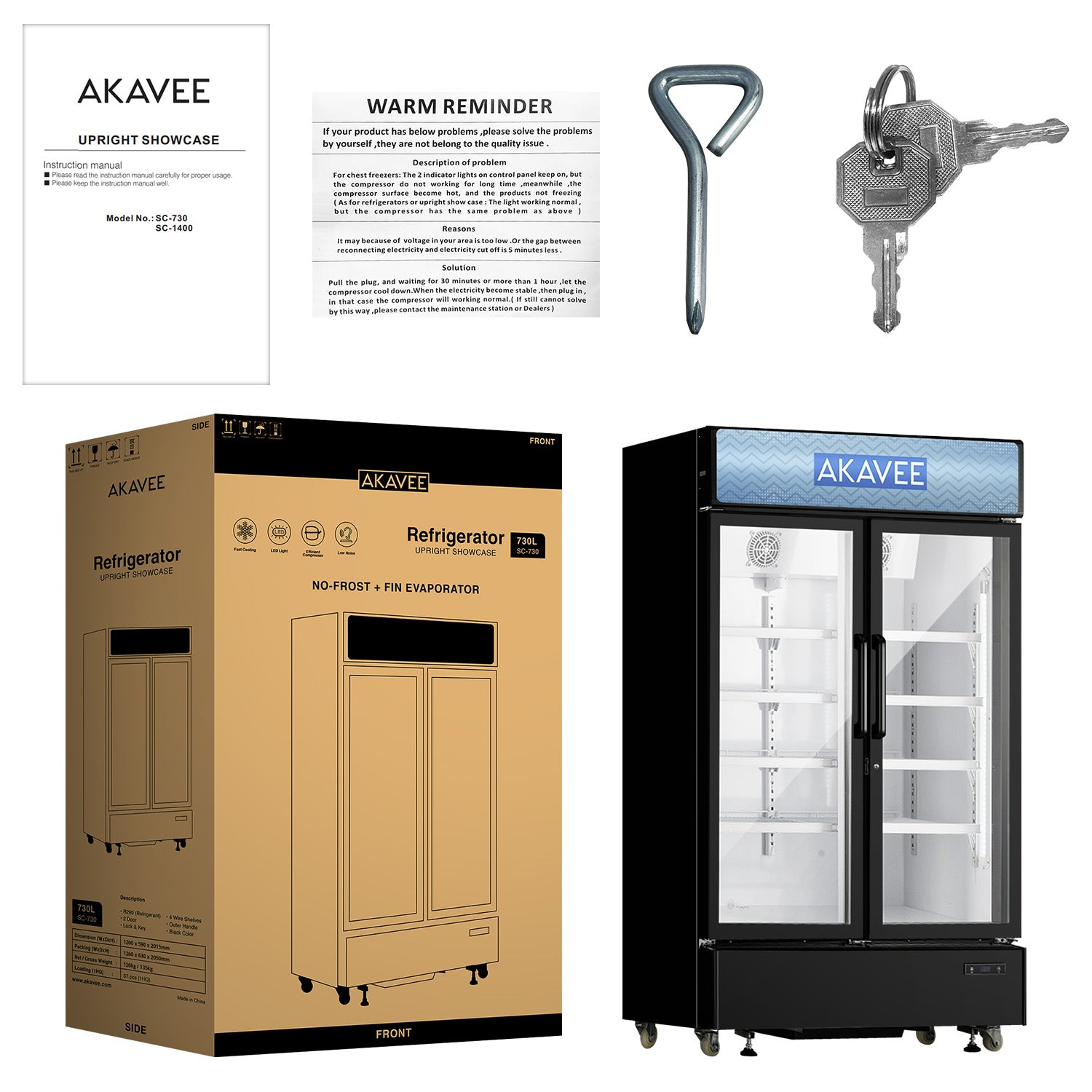 Upright Showcase (730L)