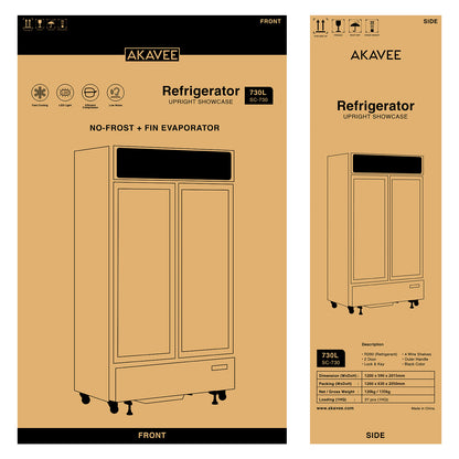 Upright Showcase (730L)