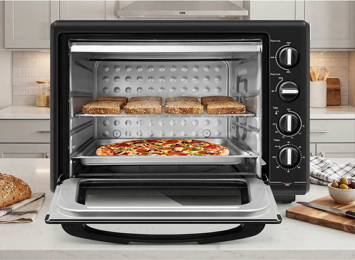 9-Slice & 14-Inch Pizza Capacity